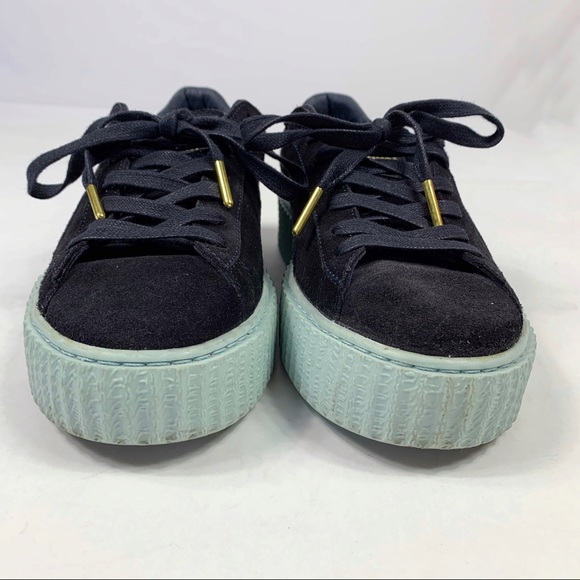 Puma Fenty Rihanna Suede Creepers Peacoat 361005 - Picture 7 of 11